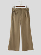 Men's Striped Wide Leg Casual Pant SKUL27356