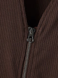 Mens Solid Knit Textured Sleeveless Vest  SKUK63276
