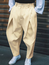 Mens Striped Loose Casual Pant SKUL14178