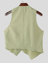 Men's Deconstructed Cross Hem Waistcoat SKUL60073