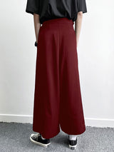 Men's Solid Drape Pleated Casual Pant SKUL32942