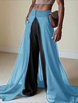 Men's Floor Length Hem Casual Pant SKUL38948