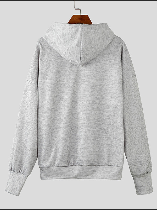 Mens Lips Print Long-Sleeve Hoodie SKUK84531