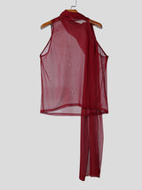 Mens Sheer Mesh Tie-Strap Tank SKUL11544