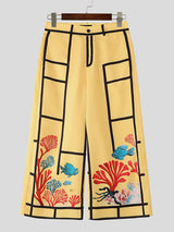 Men's Underwater World Print Loose Pant SKUL21329