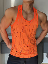 Mens Hollow Out See Through Sleeveless Vest SKUK58211