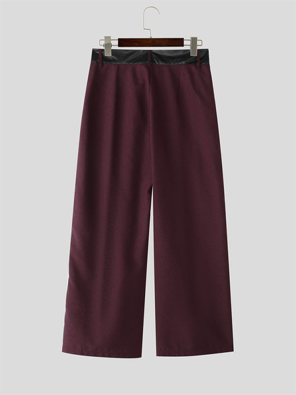 Men's Pleated Wide Leg Casual Pant SKUL29772