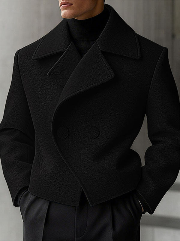 Men's Textured Lapel Casual Long Sleeve Blazer SKUL29791