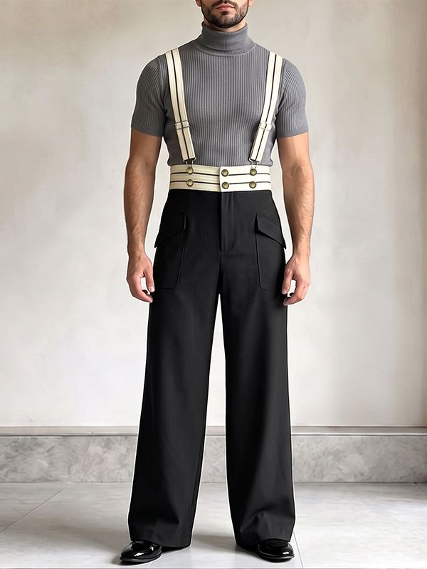Men's Vintage Aristocrat High Waisted Jumpsuit SKUL76411
