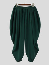 Men's Casual Oversized Loose Textured Pant SKUL48787