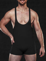 Men's Deconstructed Cross Backless Bodysuit SKUL57117