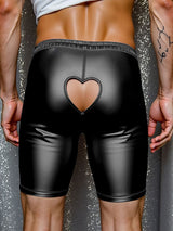 Mens Glitter Hollow-Out Casual Short SKUL18898