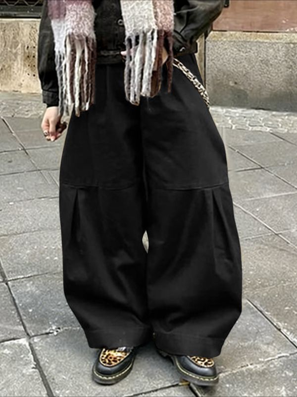 Men's Casual Oversize Loose Wide Leg Pant SKUL49934