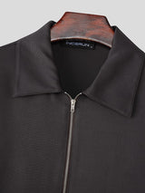 Men's Solid Color Casual Sleeve Jacket SKUL35227