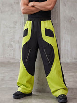 Mens Loose Color-Block Spliced Pant SKUK88052