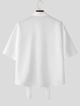 Mens 3D Rose Short Sleeve Shirt SKUL10805
