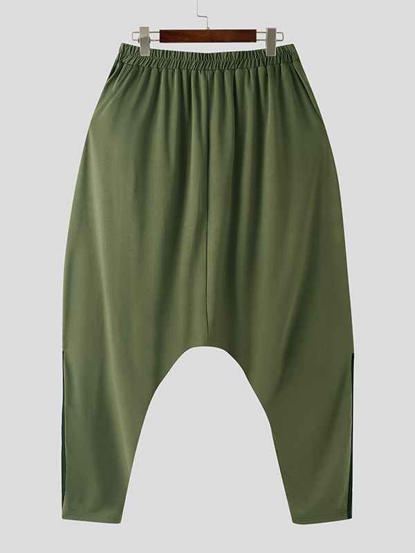 Men's Deconstructed Contrast Line Long Pant SKUL47926