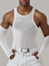 Mens Solid Color Casual Tank SKUL19778