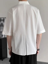 Mens New Chinese Style Short Sleeve Shirt SKUK72260