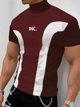 Mens Racing Color Block Short-Sleeve T-Shirt SKUK77350