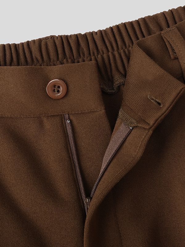 Men's Solid Color 3D Side Pocket Short SKUL45160