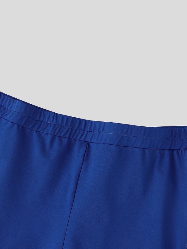 Men's Lightweight Zipper Side Split Short SKUL64007