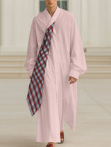 Men's Tie Print Long Sleeve Shirt SKUL37653