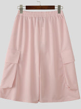 Men's Casual Pocket 3/4 Length Short SKUL50125