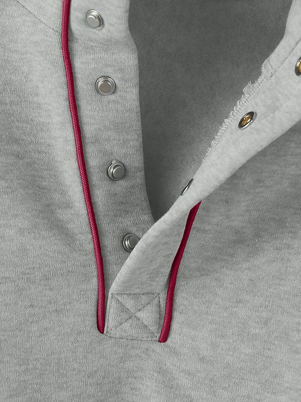 Men's Sport Style Contrast Trim Two Pieces Outfit SKUL48664