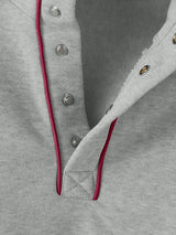 Men's Sport Style Contrast Trim Two Pieces Outfit SKUL48664