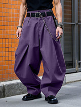 Mens Casual Solid Color Loose-Fit Pant SKUL02396