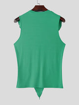 Mens Textured Knit V-Neck Tank SKUL08504