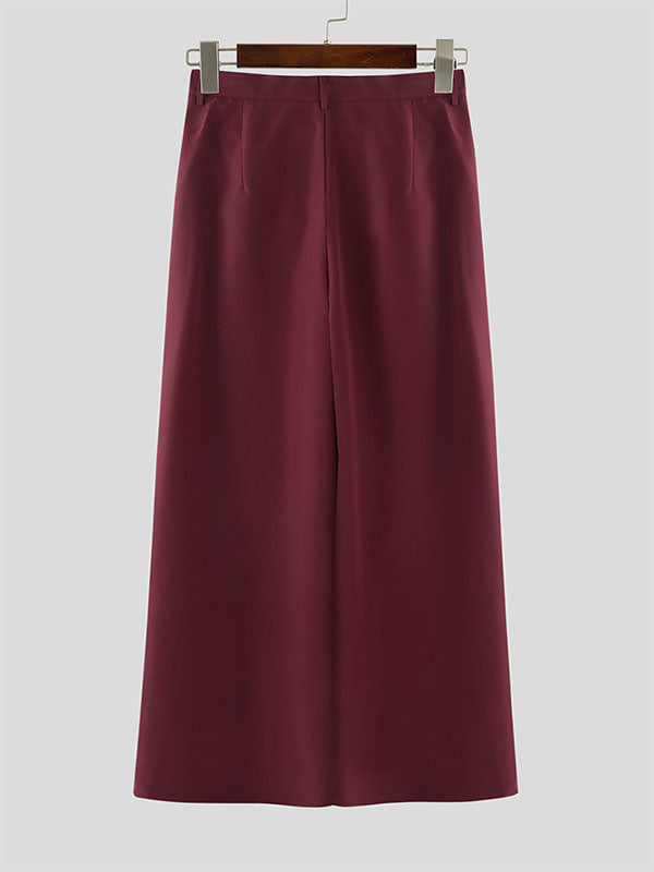 Men's Contrast Print Wide Leg Casual Pant SKUL26154