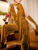 Men's Deconstructed Solid Color Jumpsuit SKUL50968