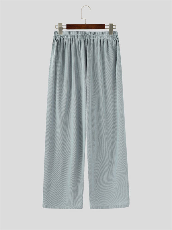 Mens Textured Loose Hollow-Out Casual Pant SKUL17050