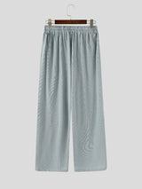 Mens Textured Loose Hollow-Out Casual Pant SKUL17050