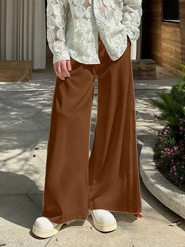 Men's Casual Pleated Loose Pant SKUL25095