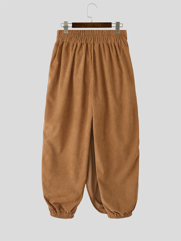 Men's Knotted Cross Textured Casual Pant SKUL29613