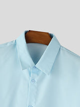 Men's Floral Print Long Sleeve Shirt SKUL48860