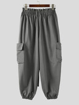 Mens Solid Color Loose Casual Pant SKUL16960