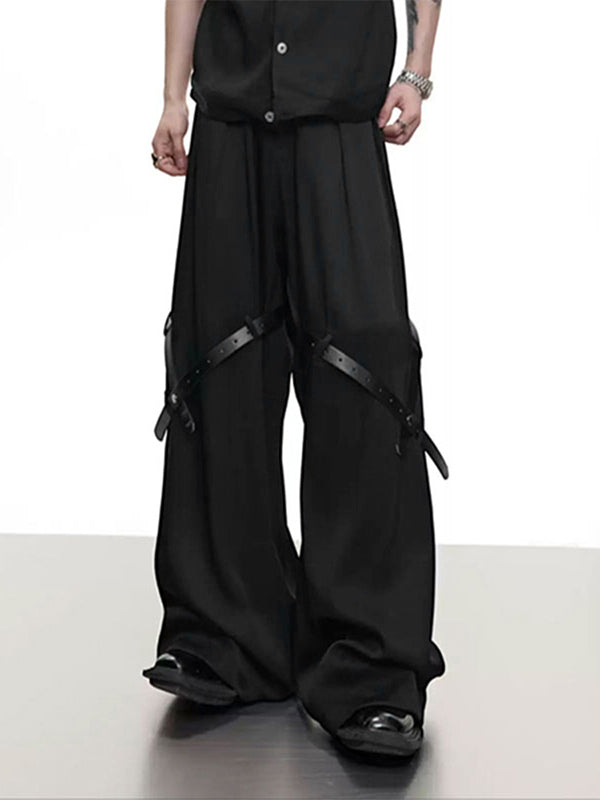 Men's Belt Patchwork Casual Pant SKUL28167