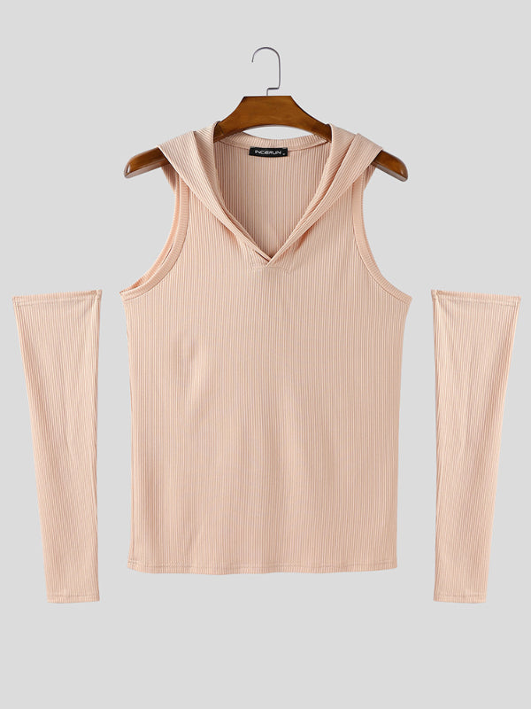 Men's Stripe Pullover Casual T-Shirt SKUL28139