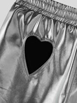 Mens Glitter Hollow-Out Casual Short SKUL18889