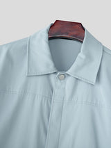 Men's Solid Casual Long Sleeve Jacket SKUL32818