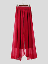 Men's Floor Length Hem Casual Pant SKUL38948