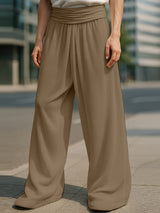 Mens Solid Color Textured High Waist Pant SKUL18012