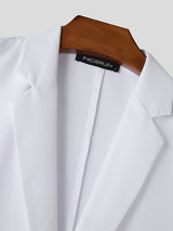 Mens Solid Color Split Hem Long Tank SKUL06481