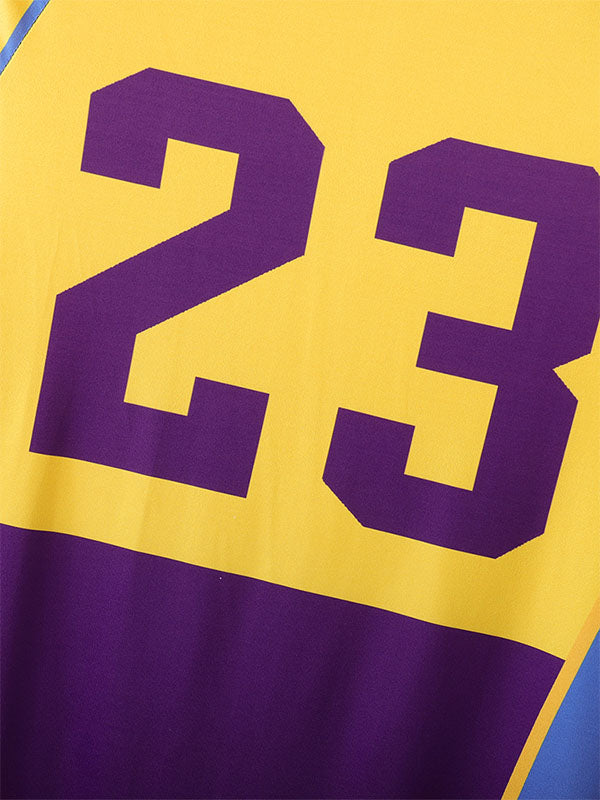 Men's Number Print Colorblock Bodysuit SKUL19005