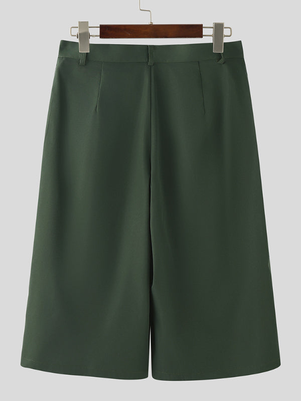 Men's Wrinkled Loose Wide Leg Short SKUL30669