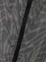 Men's Sheer Mesh Sleeveless Bodysuit SKUL20266